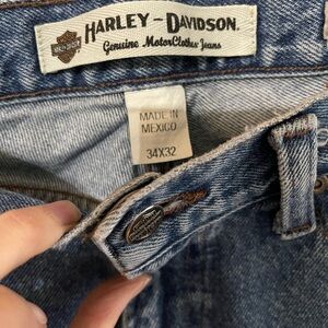 Vintage Mens Harley Davidson Denim Jeans 34 x 32